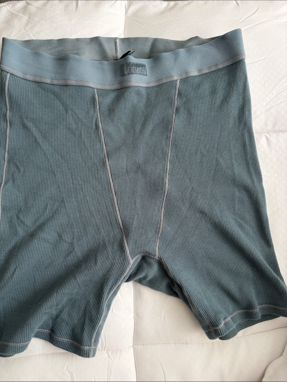 Womens size medium Skims Blue Stretch Boxer Briefs